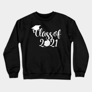 class of 2021 white Crewneck Sweatshirt
